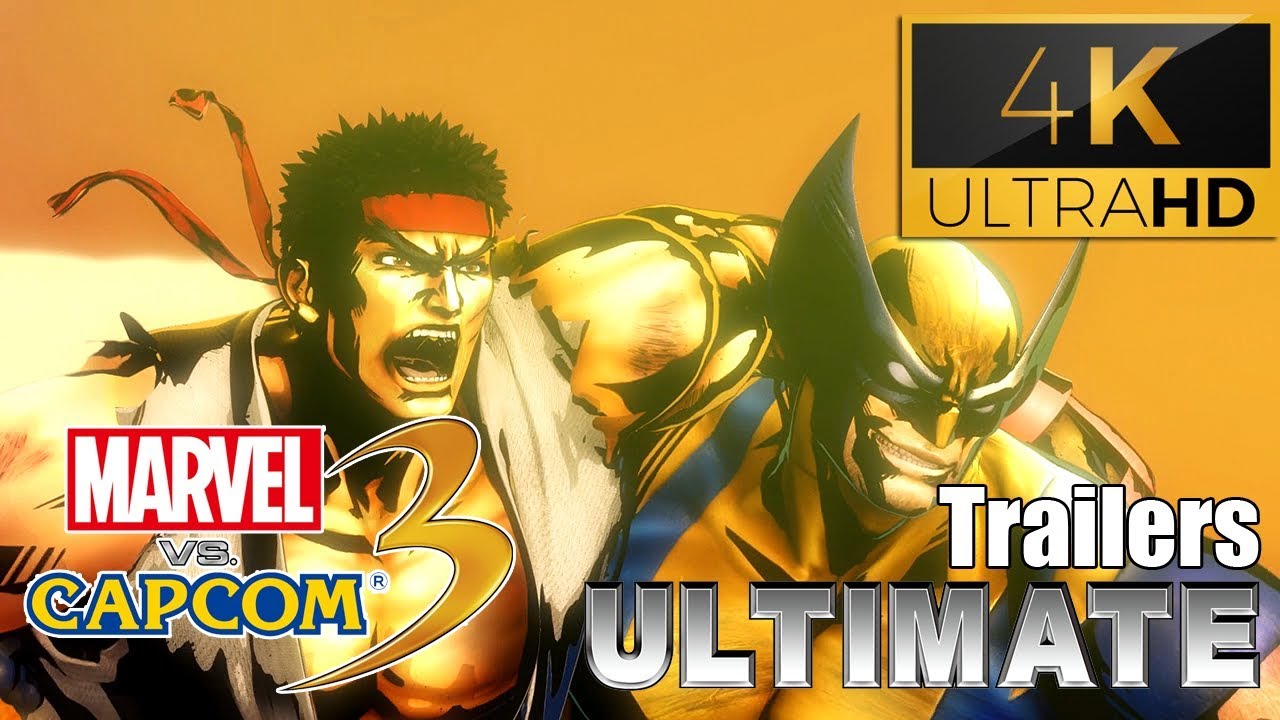 【4K】MARVEL VS. CAPCOM 3 Trailers ULTIMATE