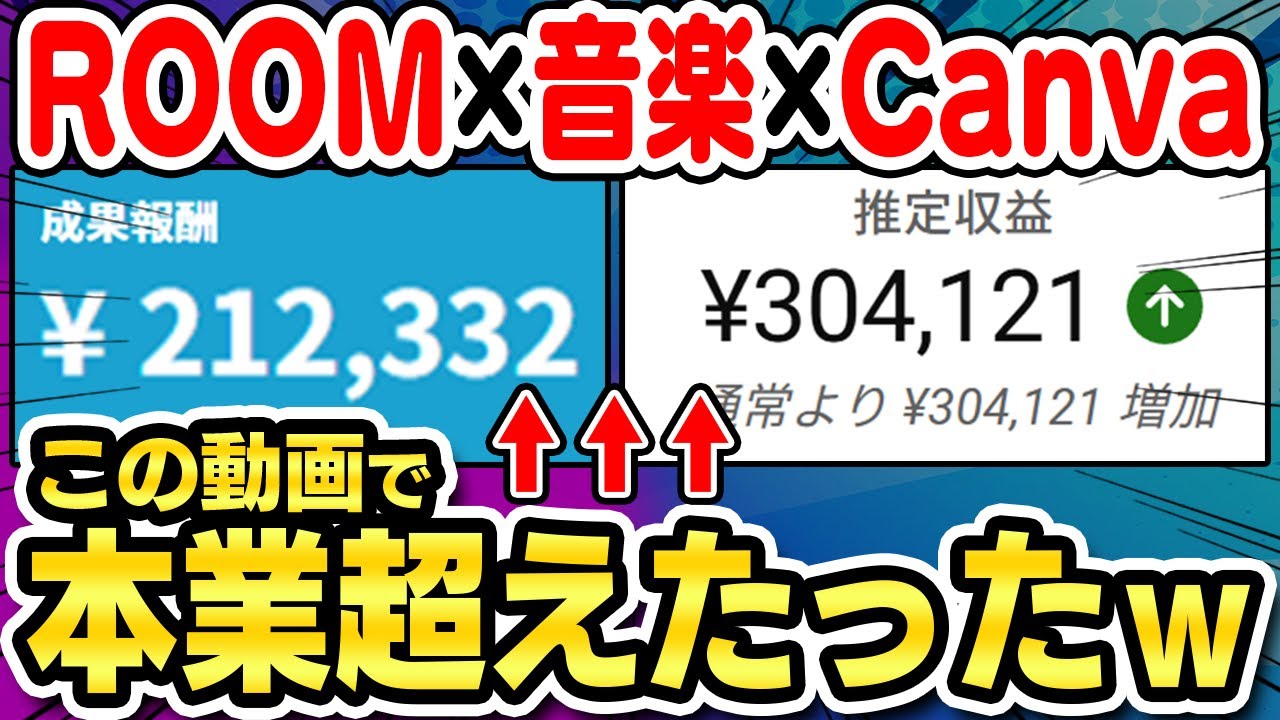 【在宅 副業】楽天ROOM×音楽×Canvaの組み合わせで、本業を超える収益化ルートを徹底解説！【おすすめ ChatGPT 在宅ワーク AI】
