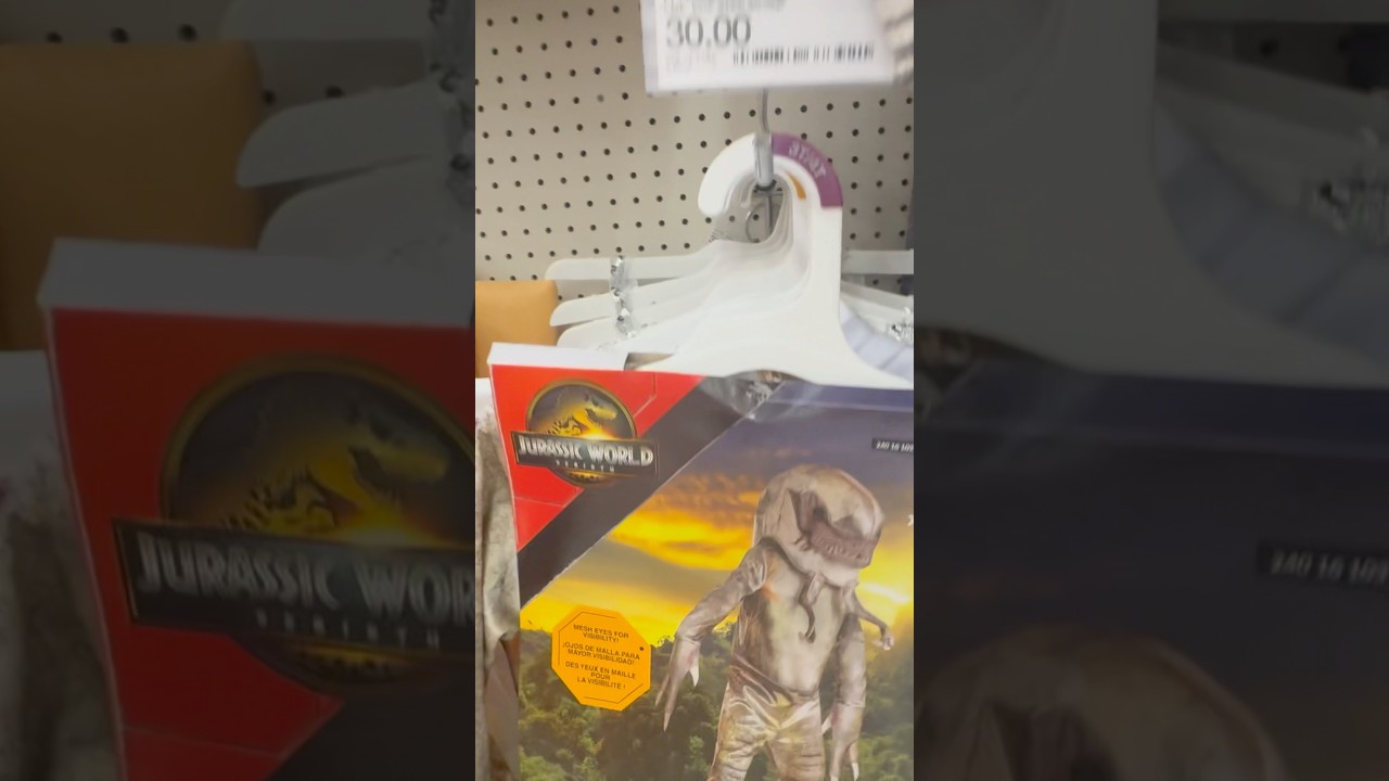 NEW D-REX HALLOWEEN COSTUME | JURASSIC WORLD REBIRTH TARGET #spookyseason