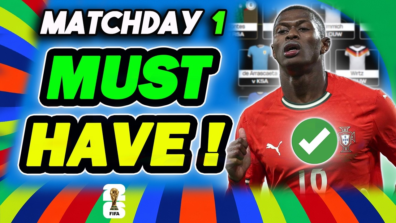 6 НЕЗАМЕНИМЫХ ИГРОКОВ ДЛЯ 1-ГО ТУРА✅ | FIFA WORLD CUP FANTASY FOOTBALL 2026