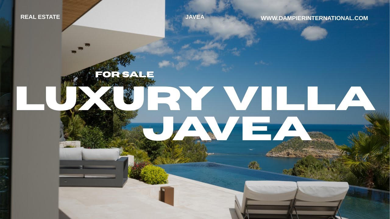 Luxury Villa for sale in Javea, Spain. Sea view Villa with view of the Island of Portichol