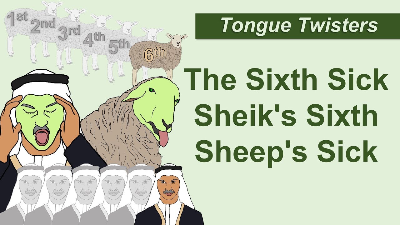Скороговорка 4 - Шестая больная овца шейха