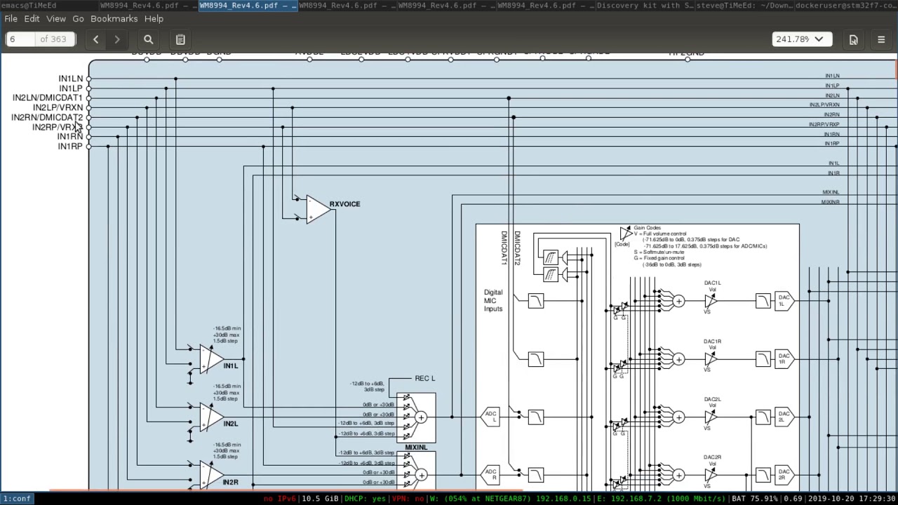 STM32F7 Discovery : Audio Line-in to Line-out Pass-through