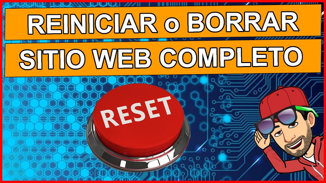 🖐️ restart or reset (reset) site or website, wordpress 118, tutorial course