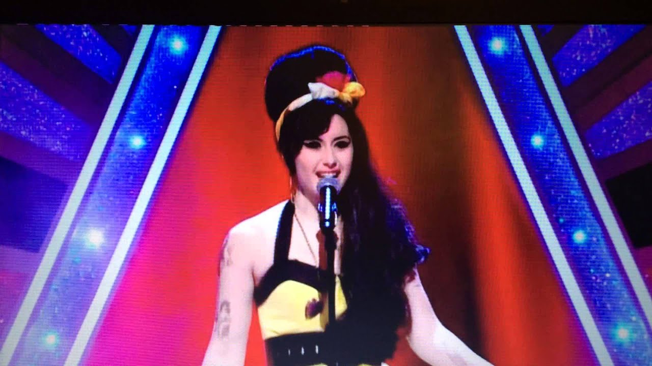 Gabby Larkin as Amy Winehouse in Stars in your Eyes