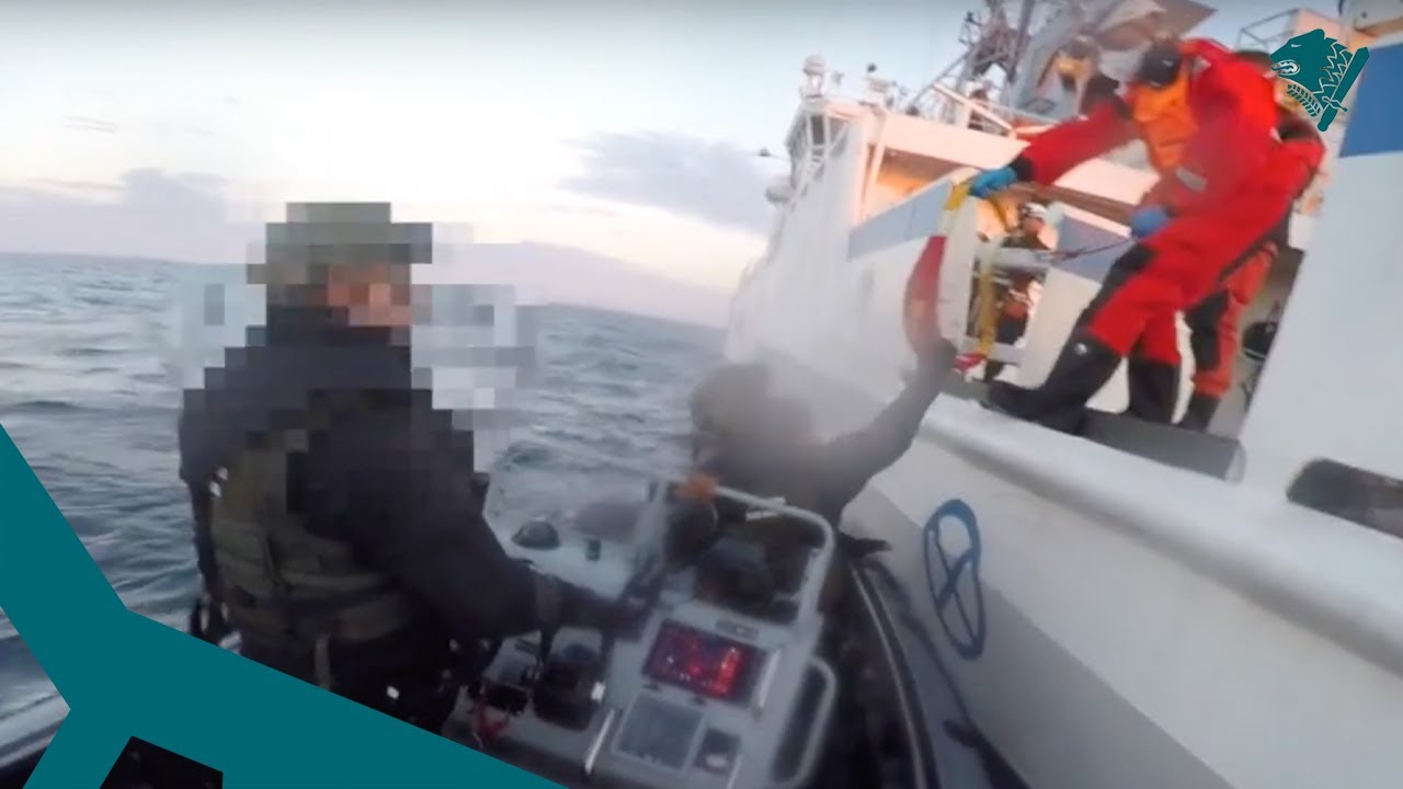 Rajavartiolaitoksen vartiolaiva Merikarhu Frontex-operaatiossa Egeanmerellä