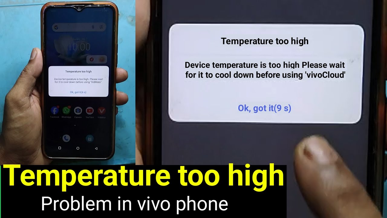 Vivo Y21 app open problem temperature too high | Temperature too high problem in vivo phone