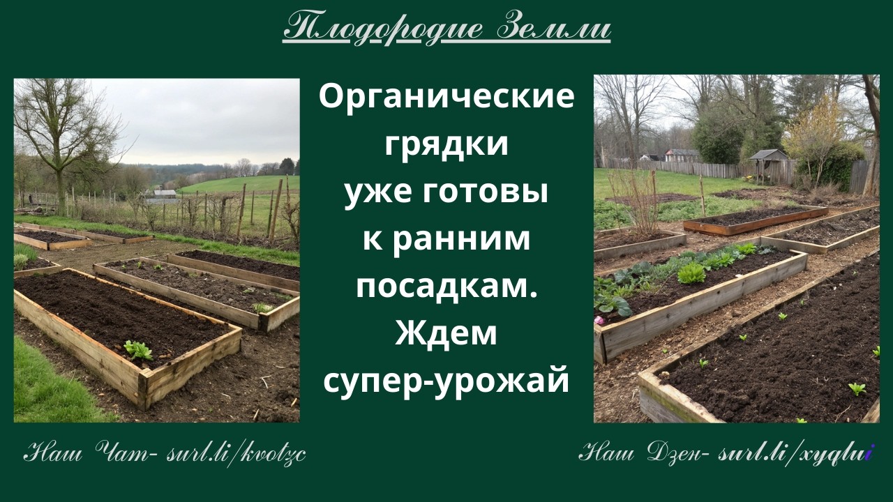 Весенние заботы в огороде - открытие сезона .Марафон плодородия. №1/26