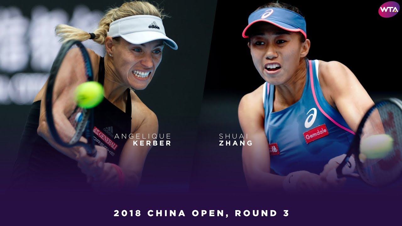 Angelique Kerber vs. Zhang Shuai | 2018 China Open Third Round | WTA Highlights 中国网球公开赛