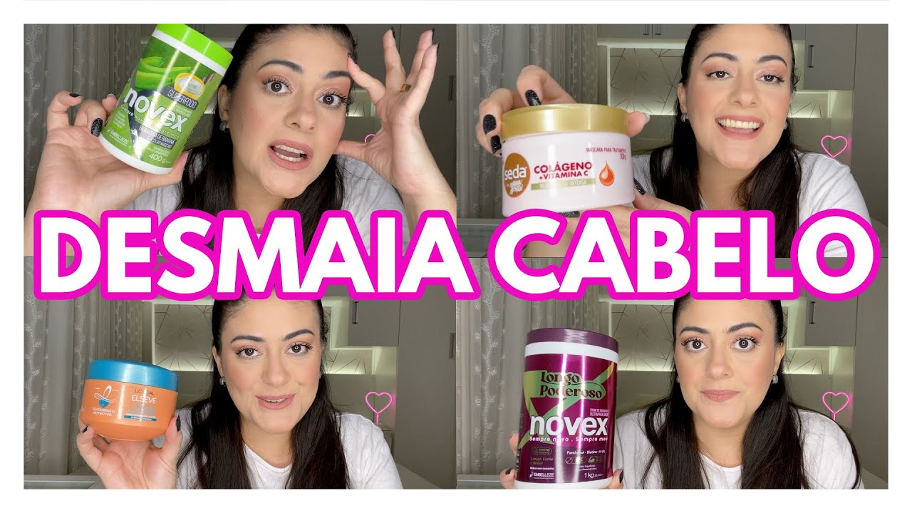 Máscaras que Desmaiam o Cabelo! Só Baratinhos de Farmácia!