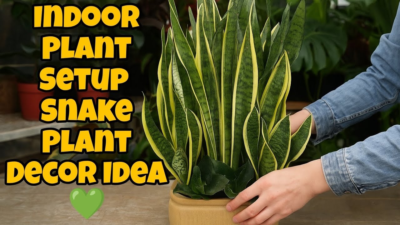 🌿 How to Arrange Snake Plant for Home Decor | Easy Indoor Plant Styling Ideas