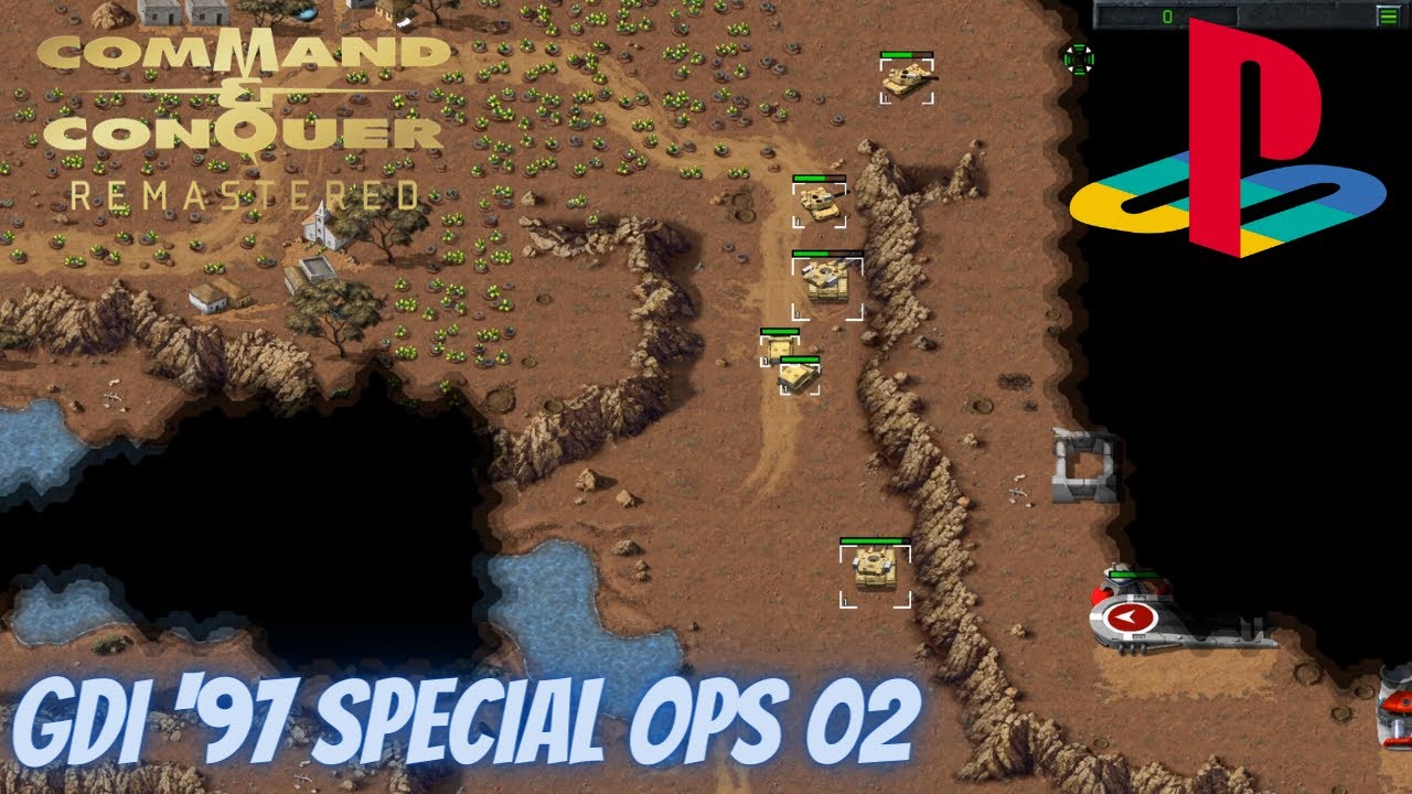Command & Conquer Remastered - Console Missions - GDI '97 SPECIAL OPS 02 (Hard)