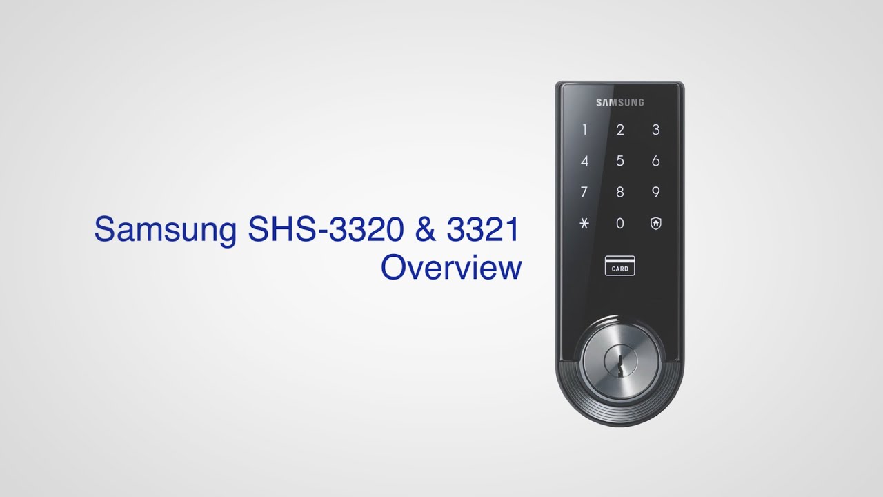 Oneworld - Samsung SHS-3320 & 3321 Doorlocks