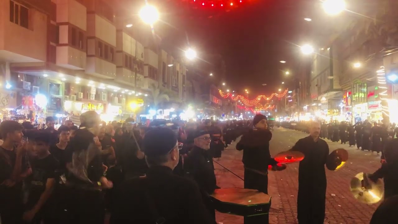 نزلة موكب عزاء باب المراد اليوم الخامس من محرم رادود الكاظمية ملا خضير السعدي الكاظمي المقطع الثالث