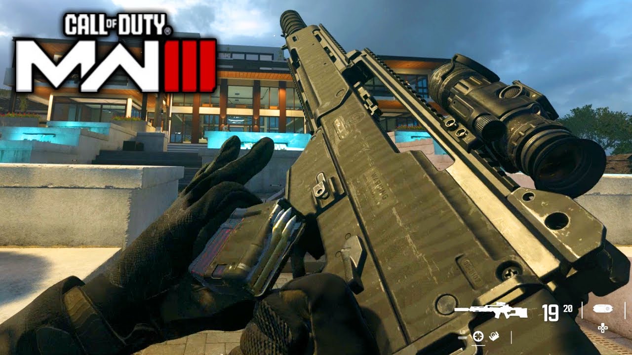 Full Stealth SL8-6 (G36 DMR) Gunplay - Call of Duty Modern Warfare 3