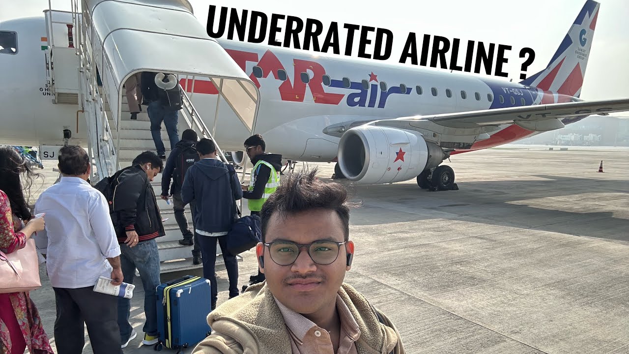 India’s underrated Airline? But, it’s pretty Good | Bangalore To Hyderabad | Star Air Embraer 175
