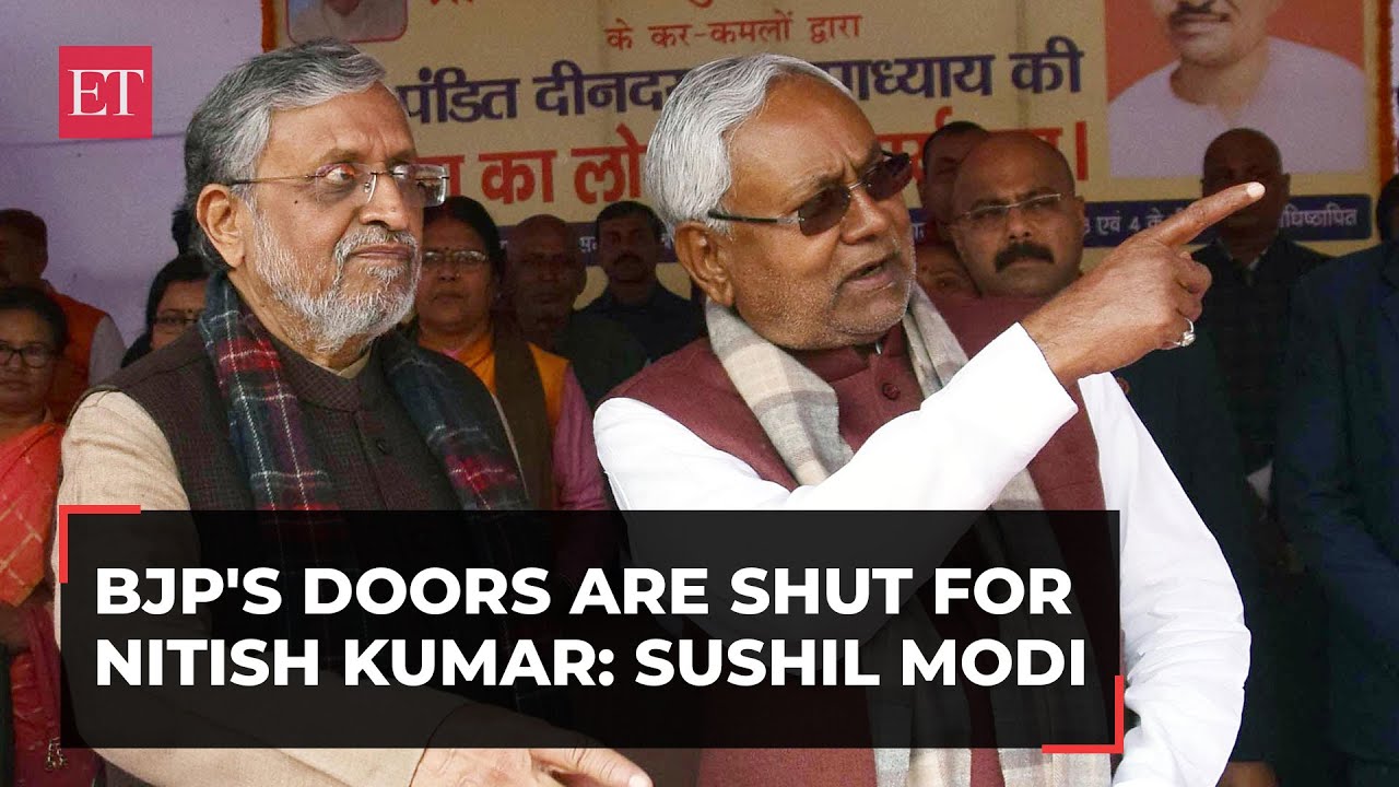 'BJP's doors shut for Nitish Kumar': Sushil Modi on Athawale&rsquo;s claim on Bihar CM joining NDA