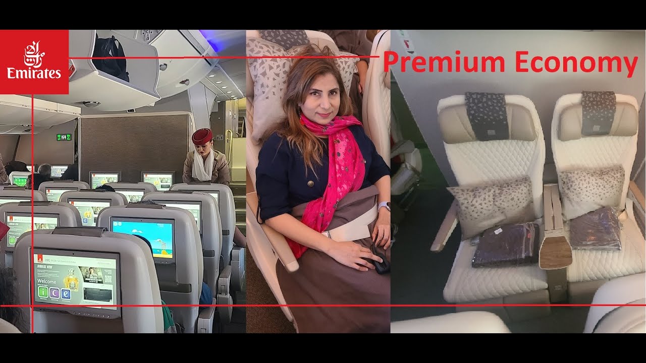 Emirates Premium Economy | SFO to DXB | Cabin View | Food