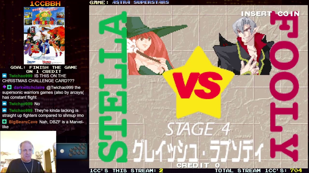 1CCBBH - 705. Astra Superstars (Stella, 1 Credit Clear)