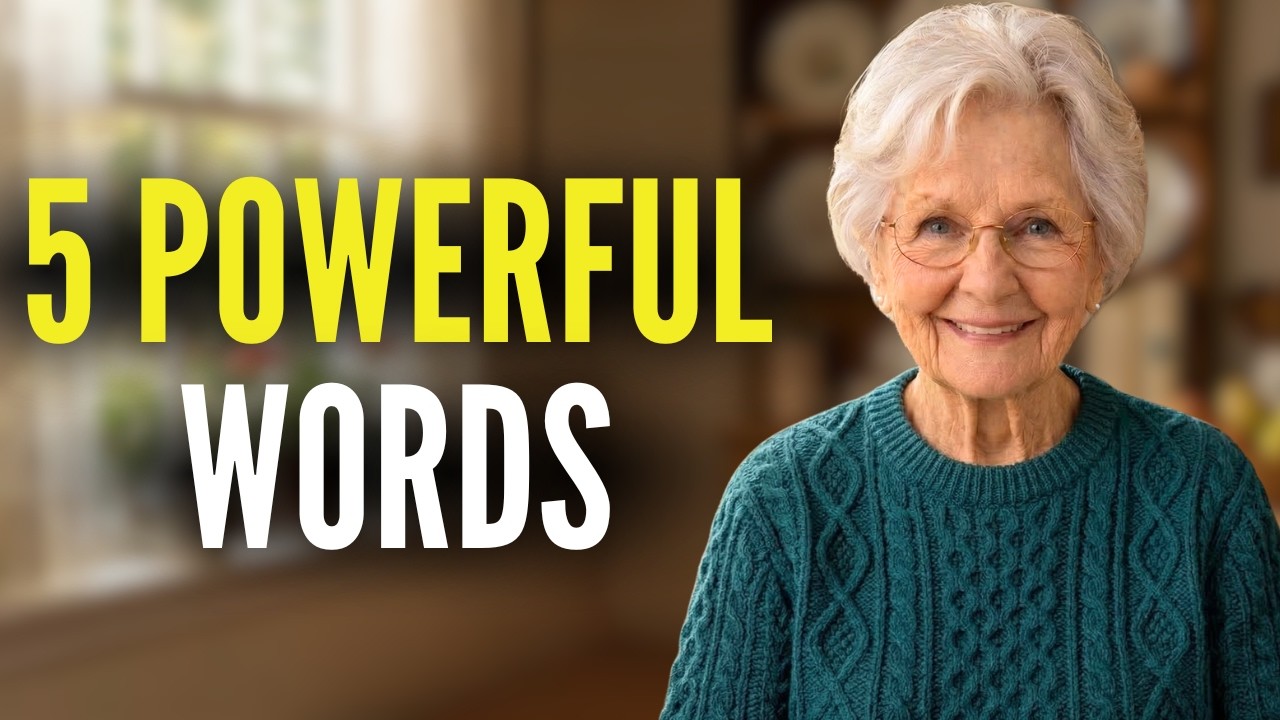Мне 91 год, и я сам это понял. Если ваши дети пытаются вас контролировать, произнесите эти 5 слов.