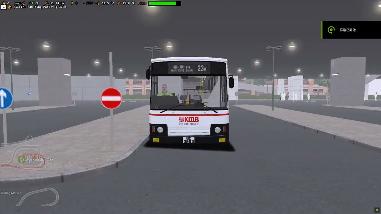 [霧燈手動減速器Test2]OMSI KMB Dennis Dart AA24 Greenisland RT:23A
