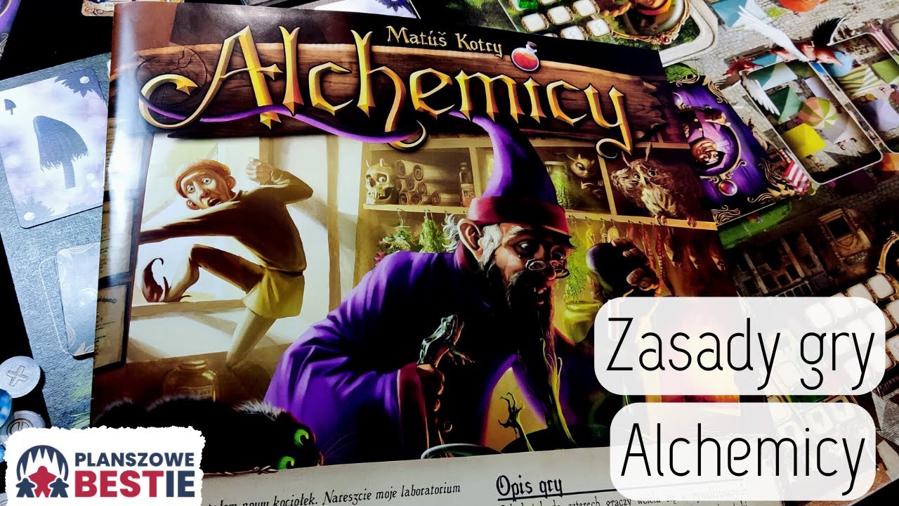Planszowe Bestie #154 - Alchemicy - Zasady gry - 14.02.2023