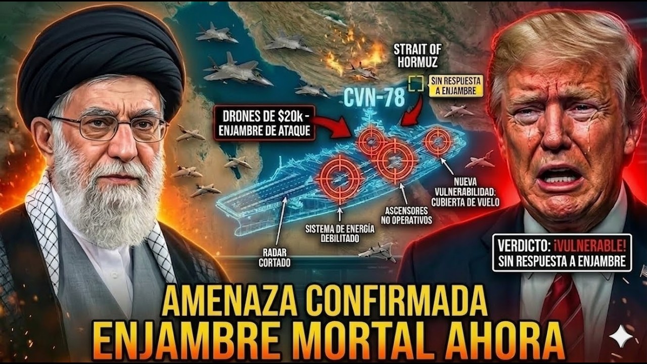 ¿Portaaviones Indefensos? Por qué el USS Gerald R. Ford no puede detener los drones de $20k