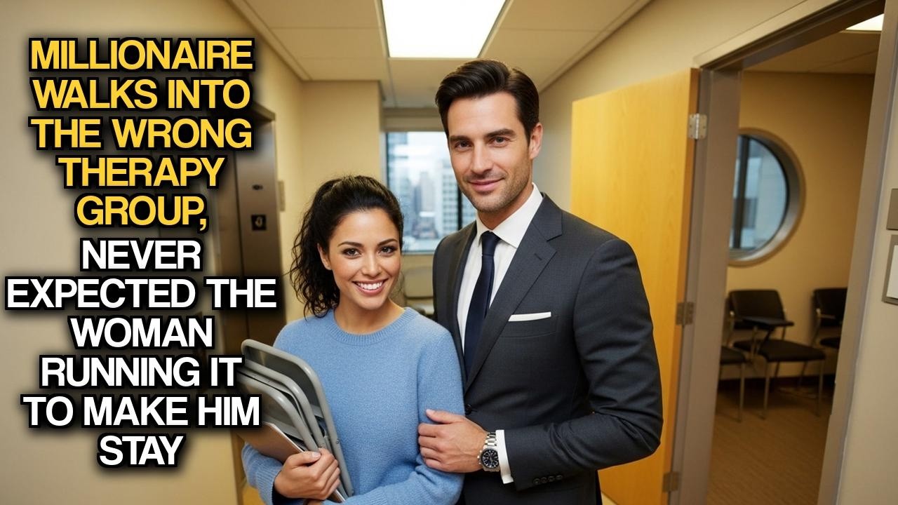 Millionaire Walks Into The Wrong Therapy Group, Never Expected The Woman Running It To Make Him Stay