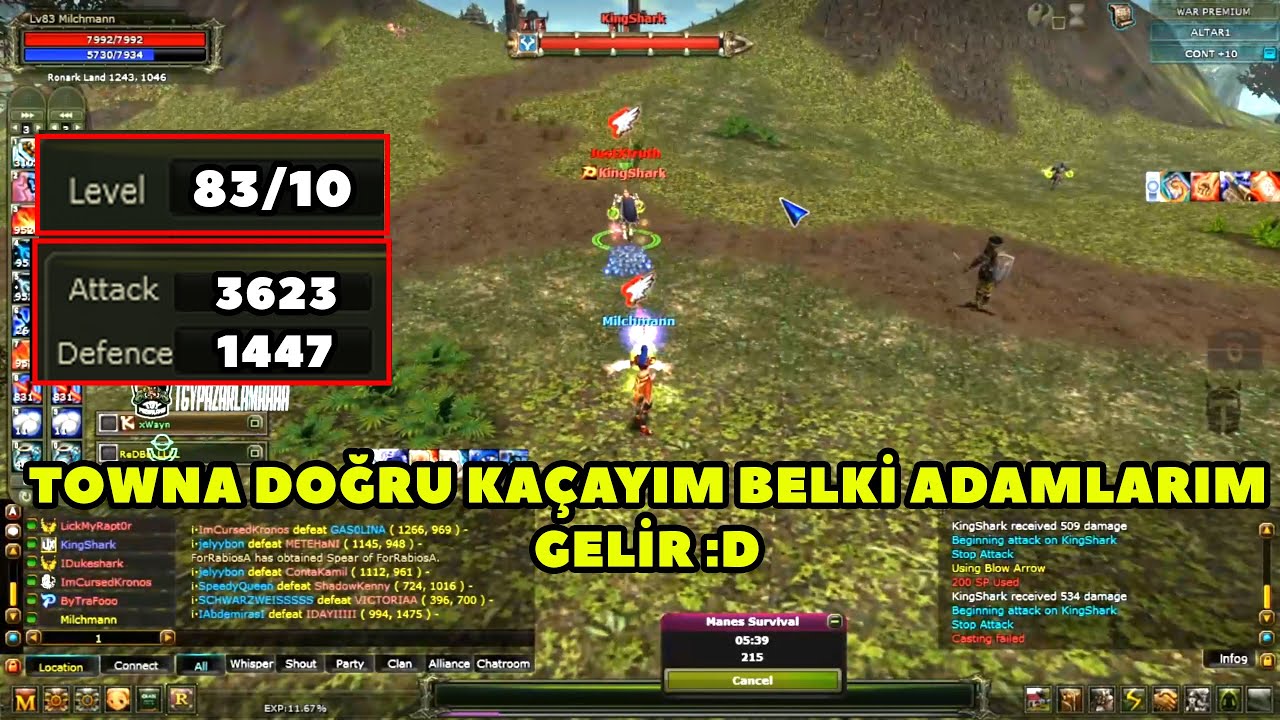 Milchmann - Charını Reb 10 Yapıp +9 Eagle Eye ile Pk'ya Çıkıyor ! Knight Online
