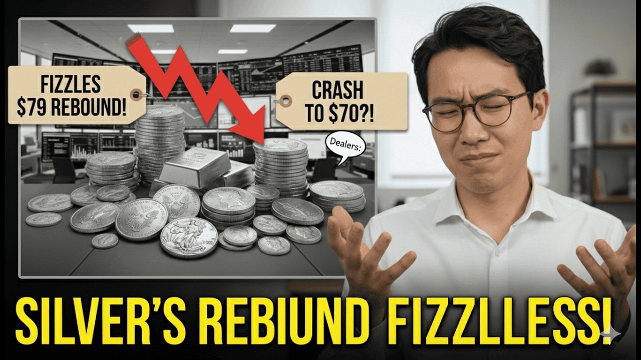 $79 Silver REBOUND FAILS – Coin Shops Scream "$70 COMING!"