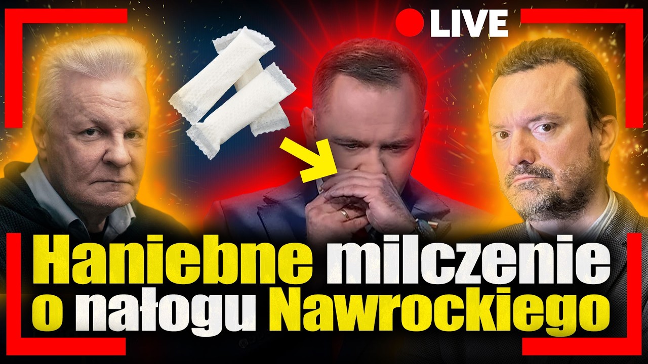 [LIVE] Bez litości. Haniebne milczenie o nałogu Nawrockiego. Jan Piński i Tomasz Szwejgiert na żywo