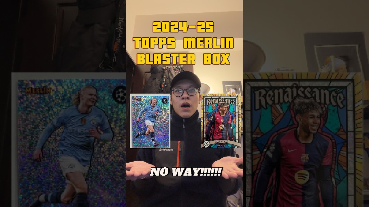 我真的太想要這幾張了阿!!!!!2024-25 Topps merlin blaster box