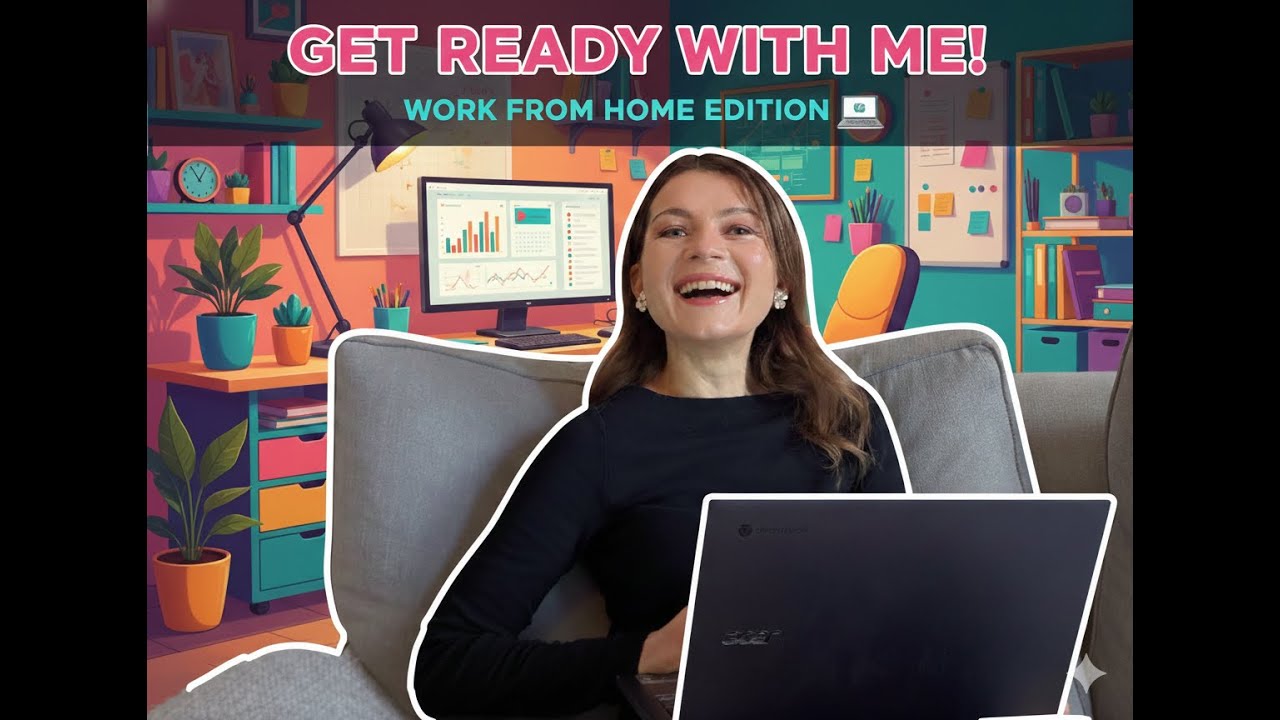 GRWM: Work From Home Morning Routine (Realistic)