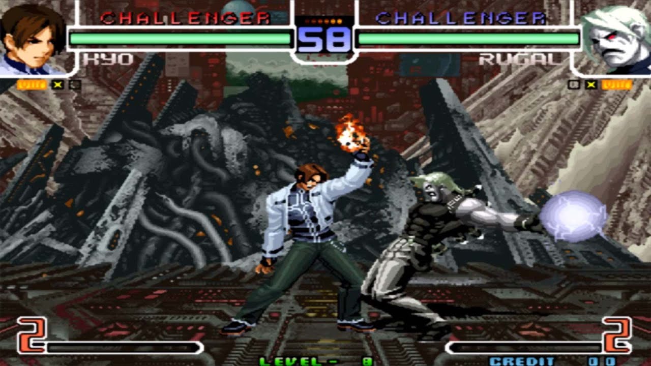 [TAS] Kyo VS Rugal (Kof 2002 MP2)