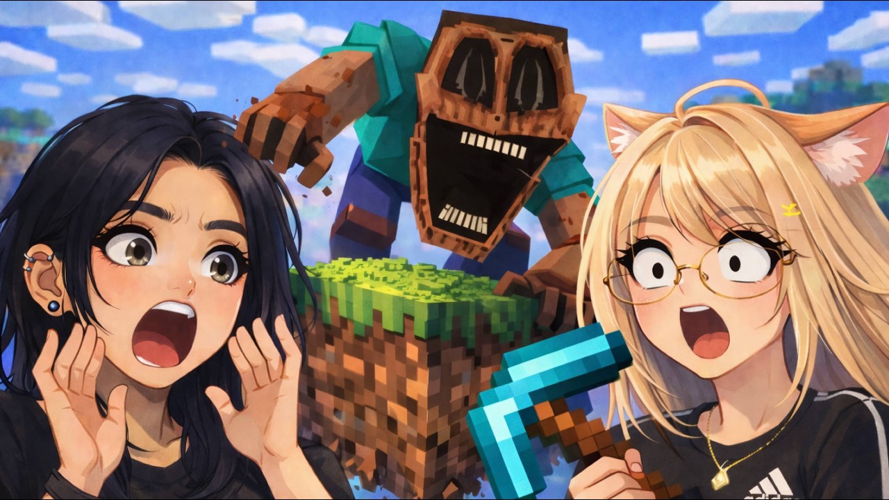 УНИЖАЕМ МОНСТРОВ НА ОДНОМ БЛОКЕ ! MINECRAFT !