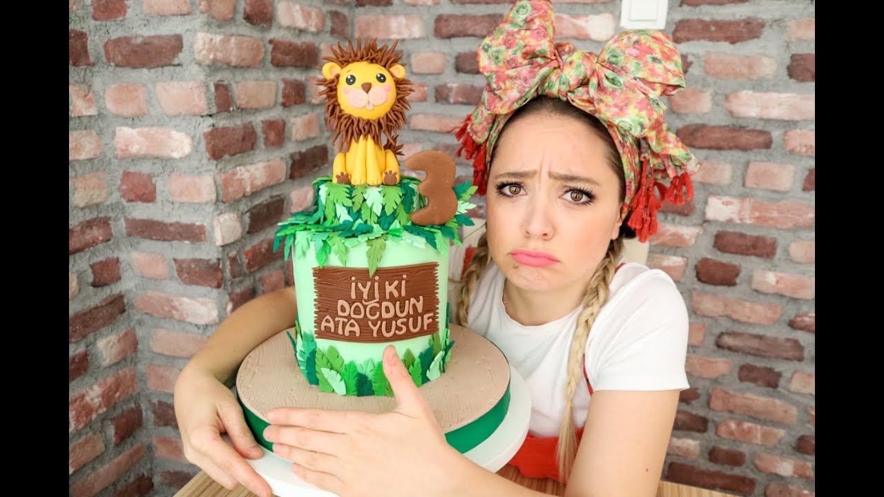 Aslan Figürlü Pasta Yapımı (Lion Cake)