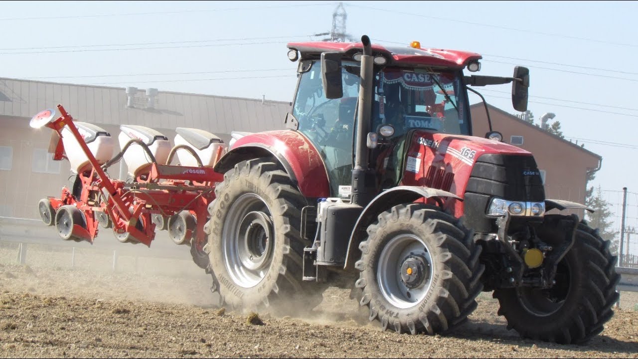 NEW Case IH Puma 165 CVX & Prosem / Setí kukuřice 2019 / Siew kukurydzy 2019
