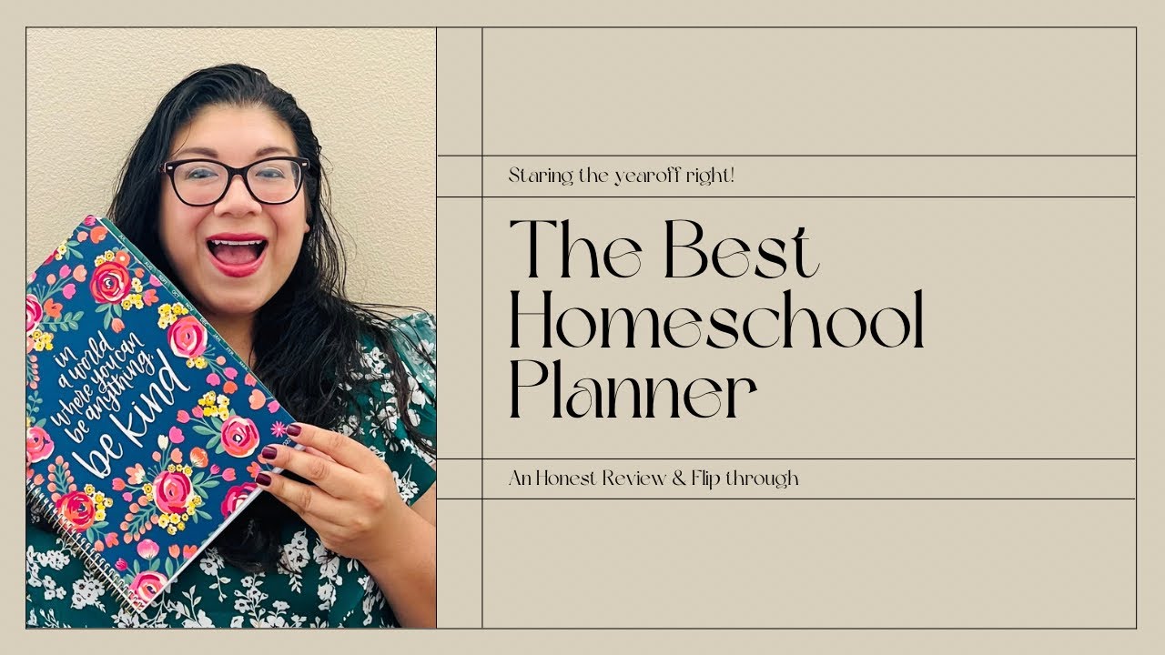 BEST HOMESCHOOL PLANNER // Secular Homeschool Review and Flip through