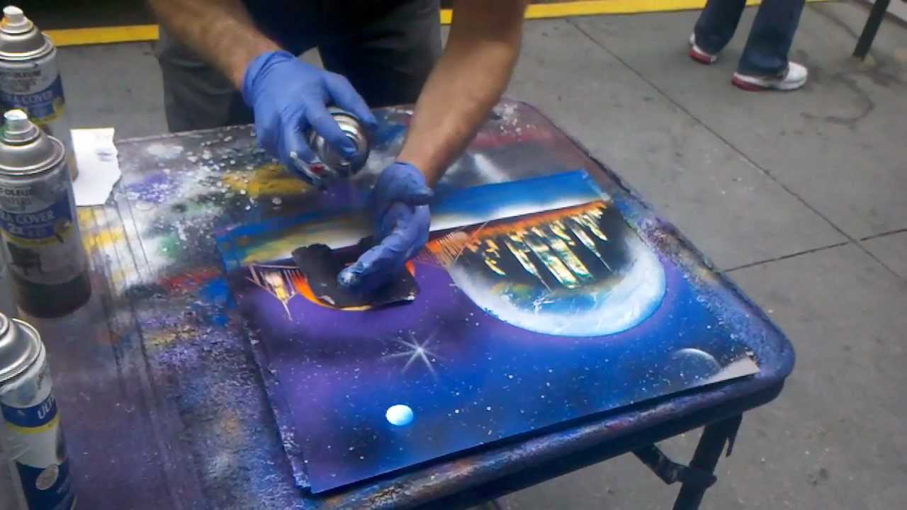 Amazing Artist on Times Square - MUST WATCH