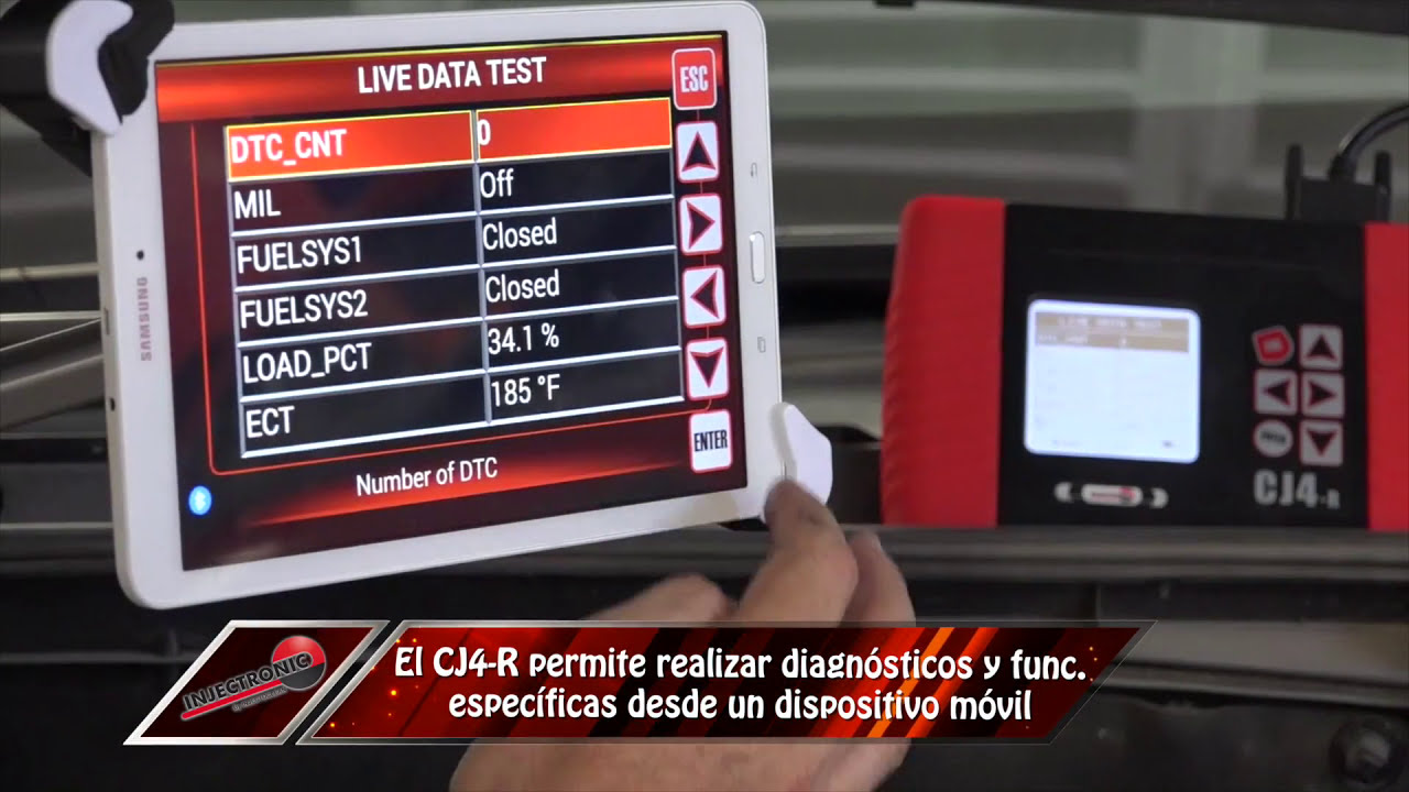 Así FUNCIONA de manera REMOTA EL CJ4-R POR BLUETOOTH. Equipo de diagnóstico automotriz