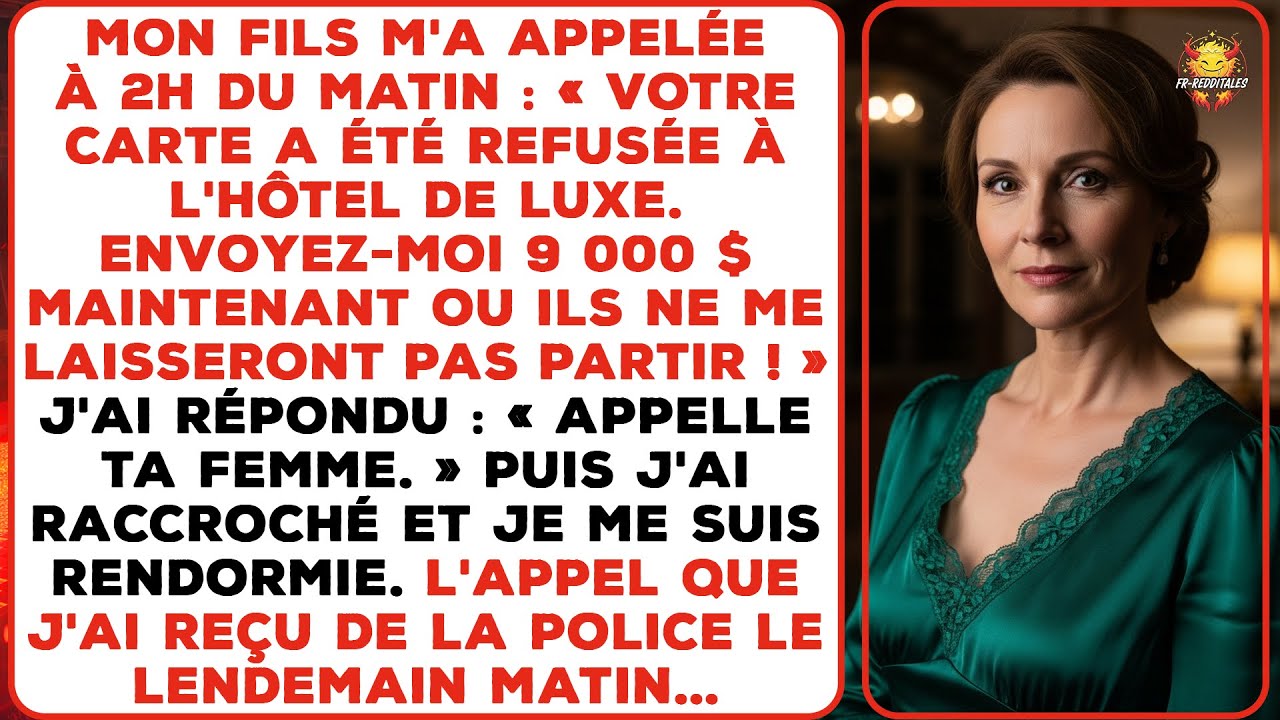Il m'a appelé à 2h du matin : « Carte refusée à l’hôtel. Envoie 9 000 $ maintenant. »