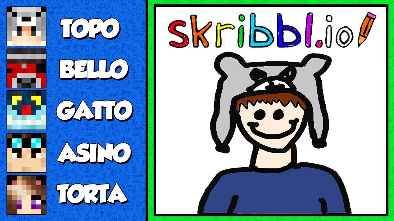 PORTO I MIEI AMICI A DISEGNARE SU SKRIBBL.IO!!!