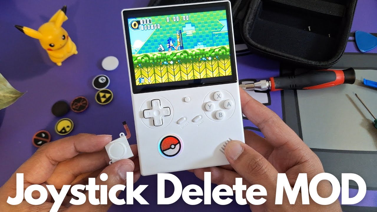 There! NOW It's Perfect | RG40XXV Joystick Delete Mod