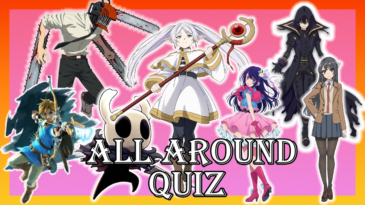 THE ULTIMATE ALL-AROUND TRIVIA QUIZ | Anime, Gaming, Movies, TV, & More!