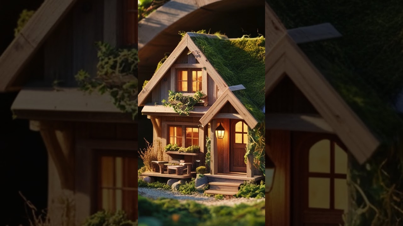 Making DIY Miniature tiny house model idea #diy #miniature #crafts