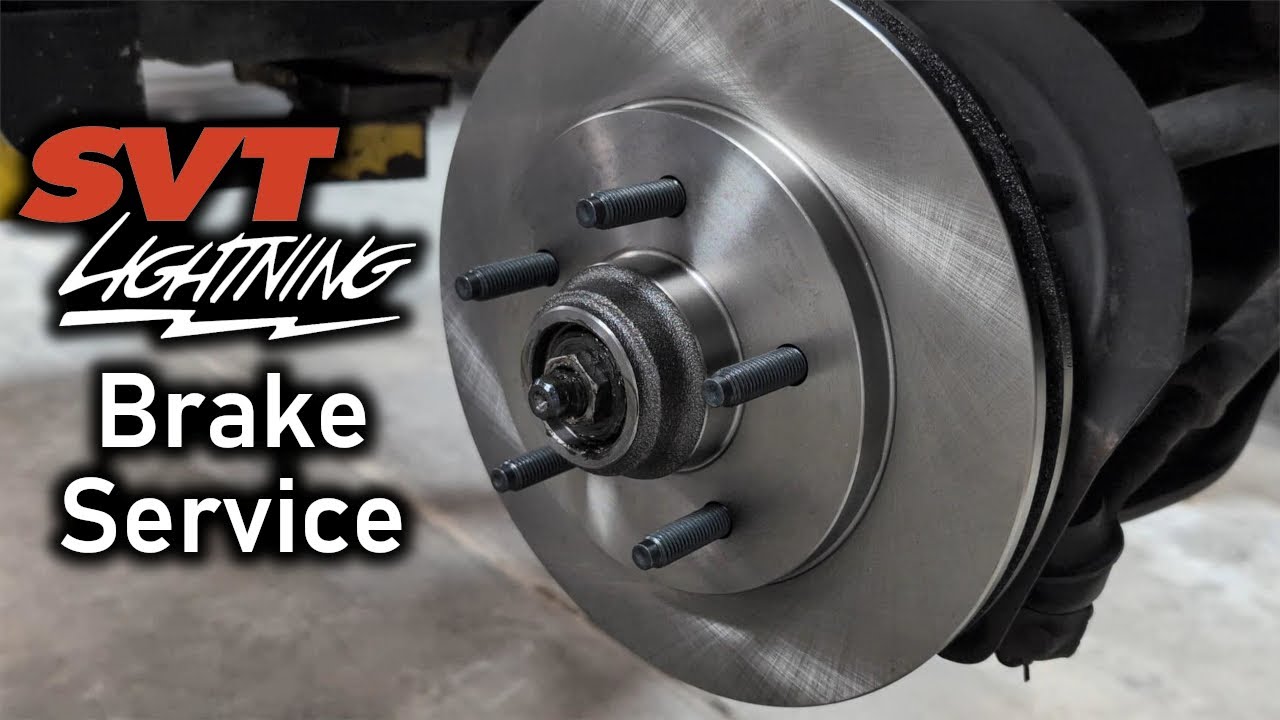 SVT Lightning Brake Service and Front Wheel Bearing Repair