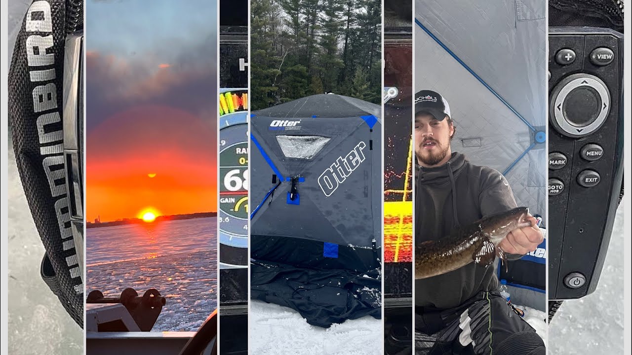 ICEFISHING for BIG BURBOT and WALLEYE