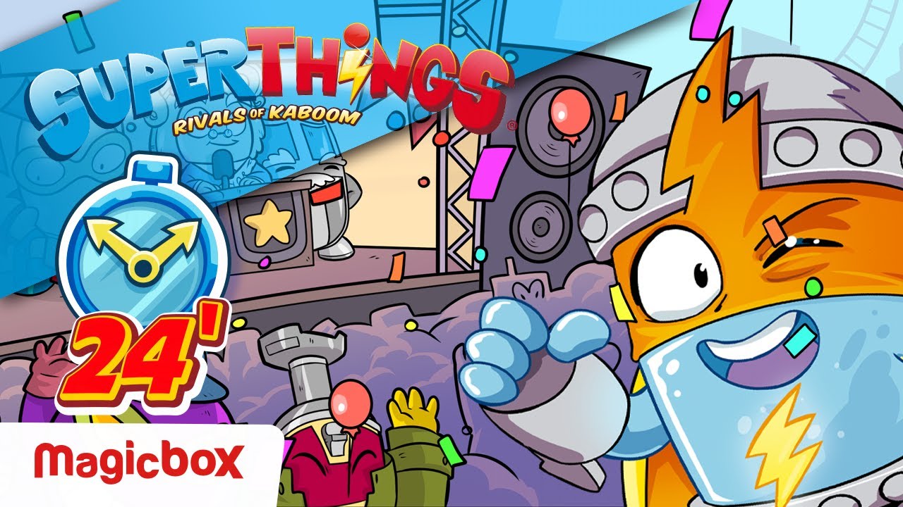 ⚡SUPERTHINGS EPISODES⚡ The SuperThings party in Kaboom City!  🥳 | CARTOON SERIES for KIDS
