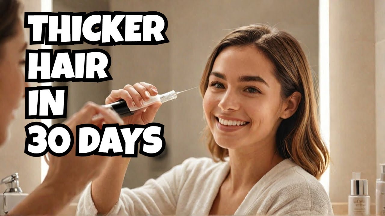 Get THICKER HAIR in 30 days! DO THESE NOW!