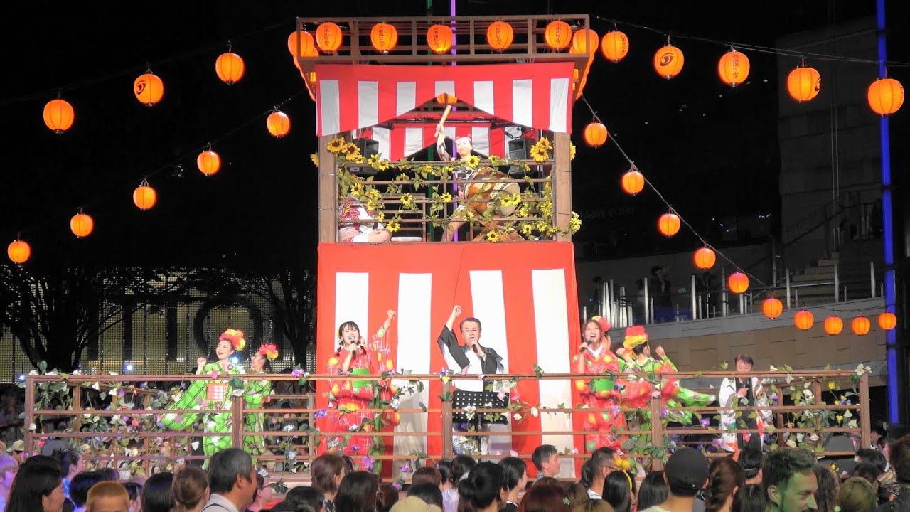 【六本木ヒルズ盆踊り 2025（DAY1）】「六本人音頭～花火音頭」六本木じろう with 里野鈴妹 ＆ 増田吏桜🎤2025.8.23 @六本木ヒルズアリーナ